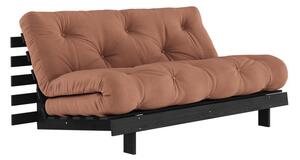 Rozkladacia pohovka v tehlovej farbe 160 cm Roots Black Night – Karup Design