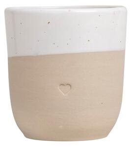 Kameninový hrnek Heart 320 ml