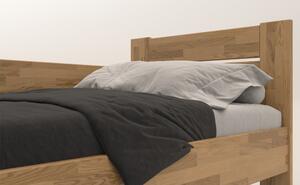 Rohová posteľ JOHANA dub/ľavá, 80x200 cm