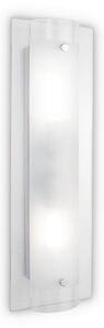 Prisadené nástenné a stropné svietidlo Ideal lux TUDOR 051857 - chróm / transparentná / biela
