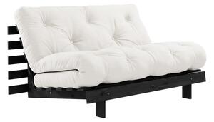 Krémovobiela rozkladacia pohovka 140 cm Roots Black Night – Karup Design