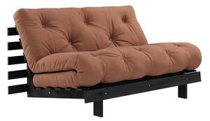 Rozkladacia pohovka v tehlovej farbe 140 cm Roots Black Night – Karup Design