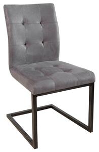 Jedálenská stolička vintage English šedá