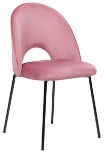 Set 2 ks jedálenských stoličiek Clarissa (ružová). Vlastná spoľahlivá doprava až k Vám domov. 1078500