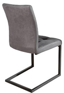 Jedálenská stolička vintage English šedá