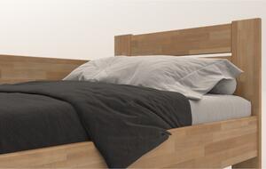 Rohová posteľ JOHANA buk/ľavá, 100x200 cm