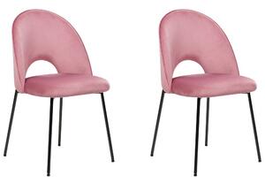 Set 2 ks jedálenských stoličiek Clarissa (ružová). Vlastná spoľahlivá doprava až k Vám domov. 1078500