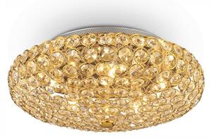 Prisadené nástenné a stropné svietidlo Ideal lux KING 073187 - zlatá
