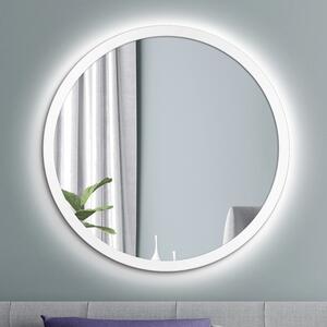 Zrkadlo Balde biele LED o 95 cm