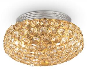 Prisadené nástenné a stropné svietidlo Ideal lux KING 075402 - zlatá