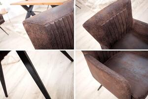 Dizajnová stolička Adda hnedá