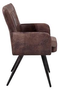 Dizajnová stolička Adda hnedá