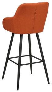 Set 2 ks barových stoličiek Donna (oranžová). Vlastná spoľahlivá doprava až k Vám domov. 1078552