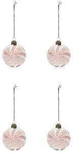 Vianočná ozdoba Delic Rose – set 4 ks