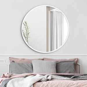 Zrkadlo Nordic biele o 75 cm