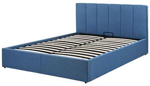 Manželská posteľ 140 cm Dabria (modrá) (s roštom) (s úl. priestorom). Vlastná spoľahlivá doprava až k Vám domov. 1078646