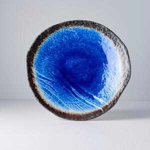 Modrý keramický tanier Mij Cobalt, ø 27 cm