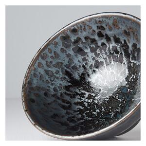 Čierno-sivá keramická miska MIJ Pearl, ø 16 cm