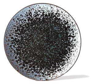 Čierno-sivý keramický tanier Mij Pearl, ø 29 cm