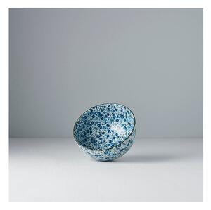 Modro-biela keramická miska MIJ Daisy, ø 13 cm