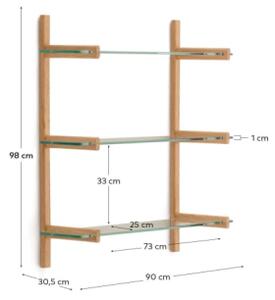SITRA 3 nástenná polica 90 cm