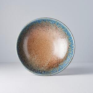 Béžovo-modrá keramická miska na ramen MIJ Earth & Sky, ø 25 cm