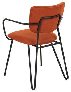 Set 2 ks jedálenských stoličiek Emmanuelle (oranžová). Vlastná spoľahlivá doprava až k Vám domov. 1078714