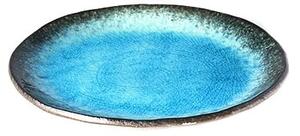 Modrý keramický tanier Mij Sky, ø 18 cm