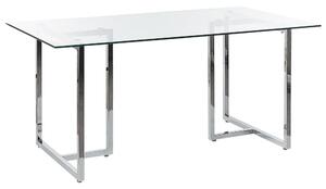 Jedálenský stôl Elijah (strieborná) (pre 6 osôb). Vlastná spoľahlivá doprava až k Vám domov. 1078741