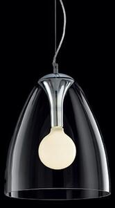Závesné svietidlo - luster Ideal lux AUDI 103983 - chróm / dymové sklo