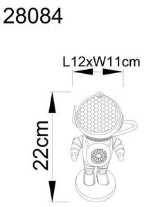 Globo COSMO 28084 LED stolná lampička | 6W LED