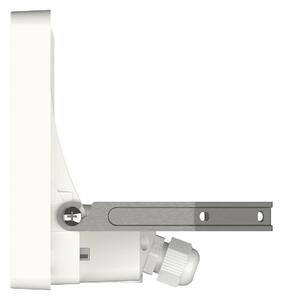 Theben LED vonkajší nástenný svietidlo theLeda B50 dual, biela, IP65, Biela / opálová, Hliník, Vonkajše bodové svietidlo / bodateľné do zeme