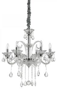 Závesné svietidlo - luster Ideal lux colossal 114194 - transparentný / chrom