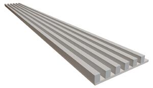 Lamely 3D Stenová lamela 3D PLUS - Lamela Perleťová sivá + MDF doska Kašmír