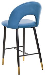 Set 2 ks barových stoličiek Fabian (modrá). Vlastná spoľahlivá doprava až k Vám domov. 1078839