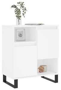 Komoda biela 60x35x70 cm spracované drevo