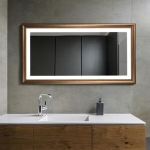 Zrkadlo Wood LED Zenas typ D 63 x 53 cm