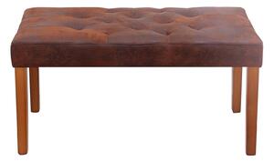 Štýlová lavica Alisson 90 cm hnedá