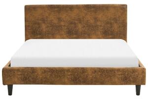 Manželská posteľ 140 cm Ferdinand (hnedá) (s roštom). Vlastná spoľahlivá doprava až k Vám domov. 1078892