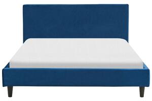 Manželská posteľ 140 cm Ferdinand (modrá) (s roštom). Vlastná spoľahlivá doprava až k Vám domov. 1078895