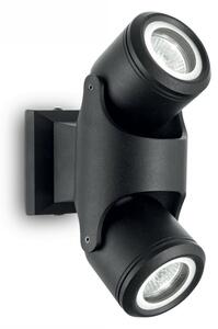 Ideal Lux 129501 vonkajšia nástenná lampa Xenon 2x28W | GU10 | IP44 - čierna