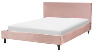 Manželská posteľ 160 cm FUTTI (s roštom) (ružová). Vlastná spoľahlivá doprava až k Vám domov. 1007262