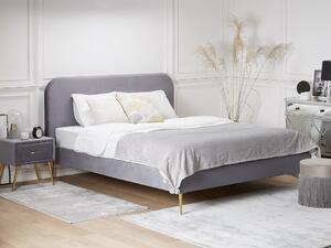 Manželská posteľ 160 cm Faris (sivá) (s roštom). Vlastná spoľahlivá doprava až k Vám domov. 1078927