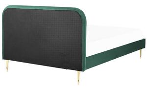 Manželská posteľ 160 cm Faris (zelená) (s roštom). Vlastná spoľahlivá doprava až k Vám domov. 1078933