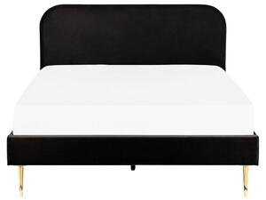 Manželská posteľ 160 cm Faris (čierna) (s roštom). Vlastná spoľahlivá doprava až k Vám domov. 1078930
