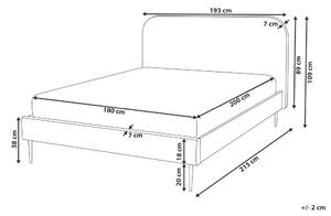 Manželská posteľ 180 cm Faris (viacfarebná) (s roštom). Vlastná spoľahlivá doprava až k Vám domov. 1078943