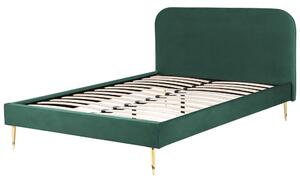 Manželská posteľ 140 cm Faris (zelená) (s roštom). Vlastná spoľahlivá doprava až k Vám domov. 1078932