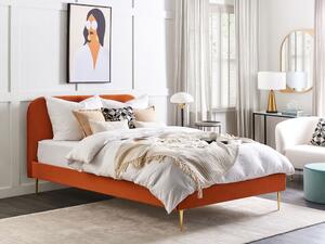 Manželská posteľ 160 cm Faris (oranžová) (s roštom). Vlastná spoľahlivá doprava až k Vám domov. 1078942