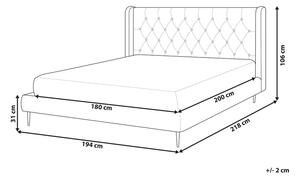 Manželská posteľ 180 cm Flora (sivá) (s roštom). Vlastná spoľahlivá doprava až k Vám domov. 1078974