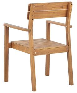 Set 2 ks záhradných stoličiek Fernanda (svetlé drevo). Vlastná spoľahlivá doprava až k Vám domov. 1078984